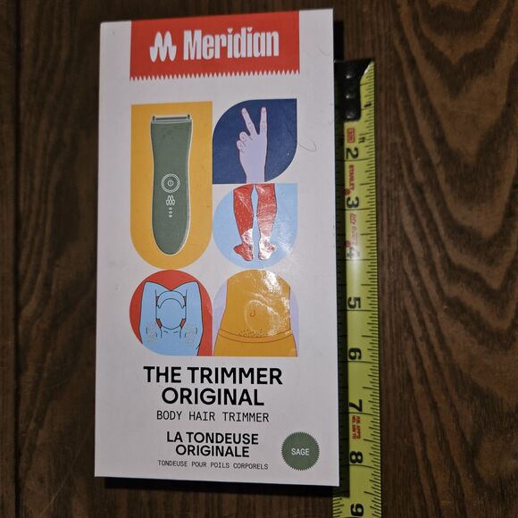 NEW MERIDIAN Body Hair Trimmer Sage Waterproof Grooming Tool Ceramic Blade - Picture 6 of 6